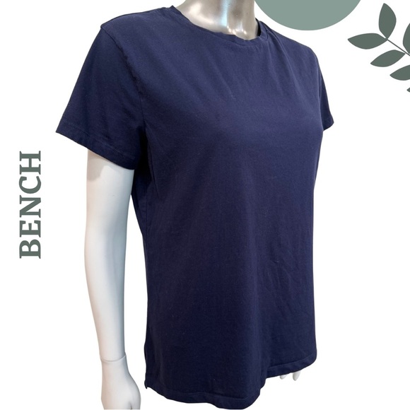 🛍️3/$40 BENCH Cotton T-Shirt Bundle – 2 Pack Pink Navy Blue Short Sleeve Medium - Picture 8 of 8